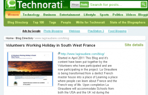 La Giraudiere is now on Technorati