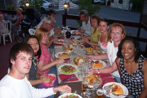 Dinner at Saint Bernards Brossac